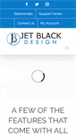 Mobile Screenshot of jetblackdesign.com